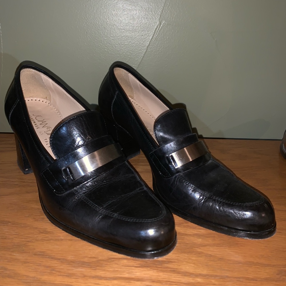 Joan &David penny loafer heels, size 40 (W9.5)